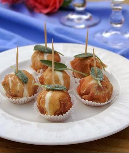 Bocconcini di prosciutto e formaggio