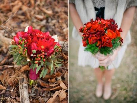 christmas wedding bouquet