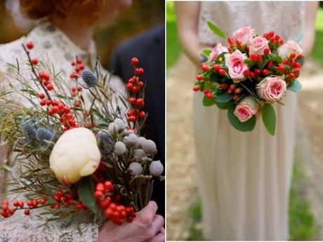 christmas wedding bouquet