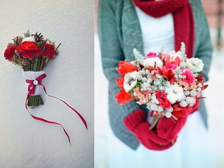 christmas wedding bouquet