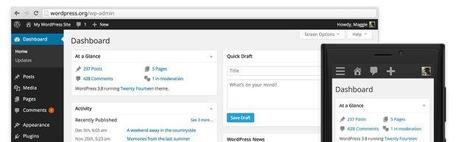 Ecco Wordpress 3.8 Parker, più chiaro e più colorato