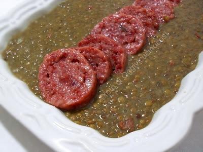 Cotechino con Lenticchie