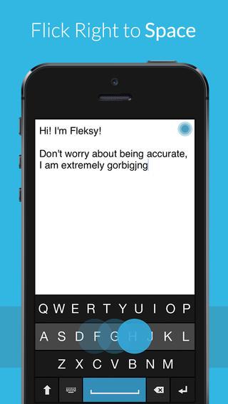  Fleksy, la tastiera intelligente per iOS e Android che vi stupirà