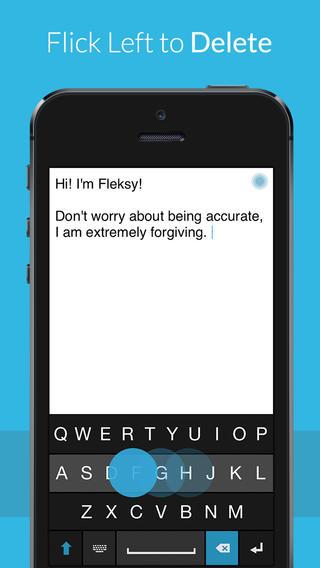  Fleksy, la tastiera intelligente per iOS e Android che vi stupirà