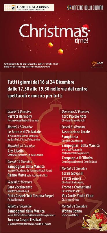 Le scatole di Zio Natale per il Christmas Time di Arezzo