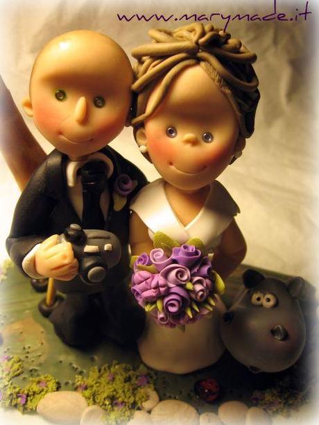 Cake topper per viaggio di nozze in Kenya