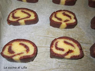 Biscotti: Girelle bicolore