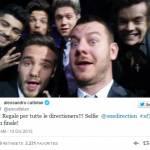 X Factor 7: Alessandro Cattelan scatta ‘selfie’ con gli One Direction (Foto)