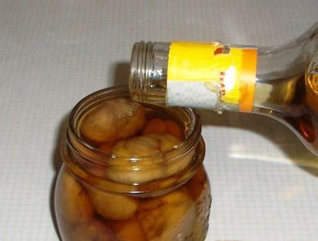 Castagne al rum