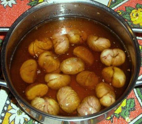Castagne al rum