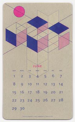 Design _  Isometric Risograph  Calendar _ Jp King