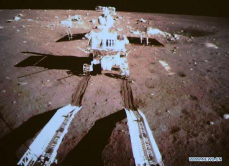 La sonda spaziale Chang’e-3 che si è posata sulla Luna