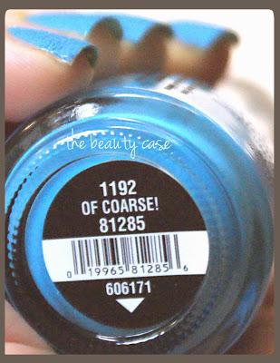 China Glaze Of Coarse!