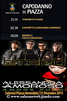 Salerno. Concerto di Capodanno con gli Stadio e Alessandra Amoroso
