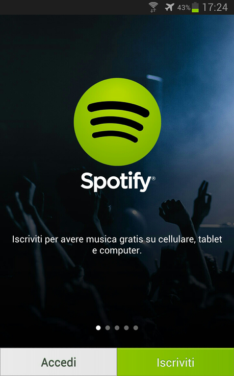 Spotify: ora gratis anche da smartphone/tablet.