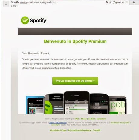 Spotify: ora gratis anche da smartphone/tablet.