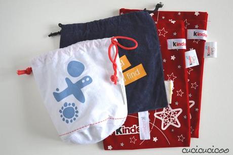 Reusable fabric gift bags from freebie bags