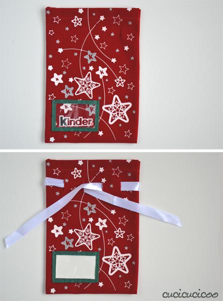 Reusable fabric gift bags from freebie bags