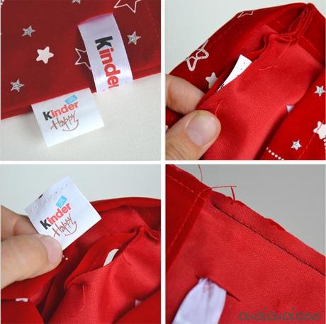 Reusable fabric gift bags from freebie bags