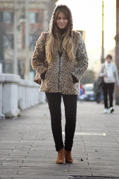 Leopard hoodie