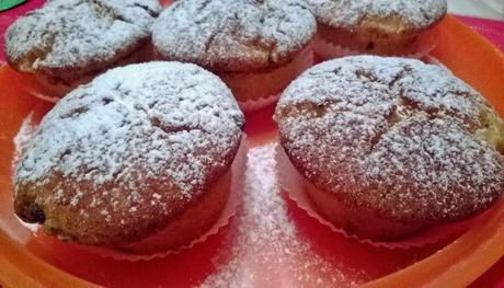 MAXI MUFFIN;PERA,RICOTTA E CIOCCOLATO