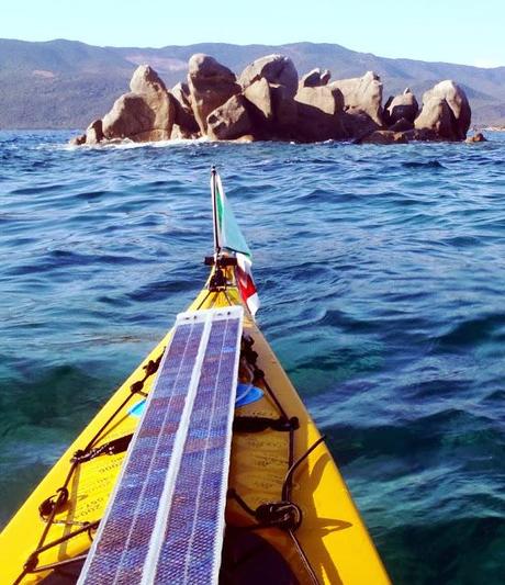 Tatiyak solar cells for sea kayak trip...