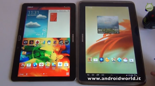 Samsung Galaxy Note 10.1 N8000 vs Samsung Galaxy Note 10.1 2014 Edition: video confronto in italiano