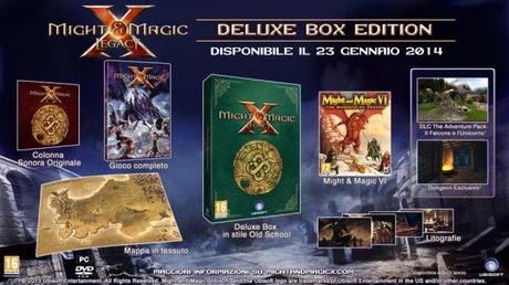 La versione finale di Might & Magic X - Legacy sarà disponibile dal 23 gennaio 2014