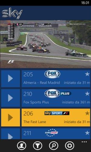 Sky Go disponibile per Windows Phone 8 sui nuovi Nokia Lumia