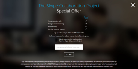 Microsoft offre un anno di Skype Premium