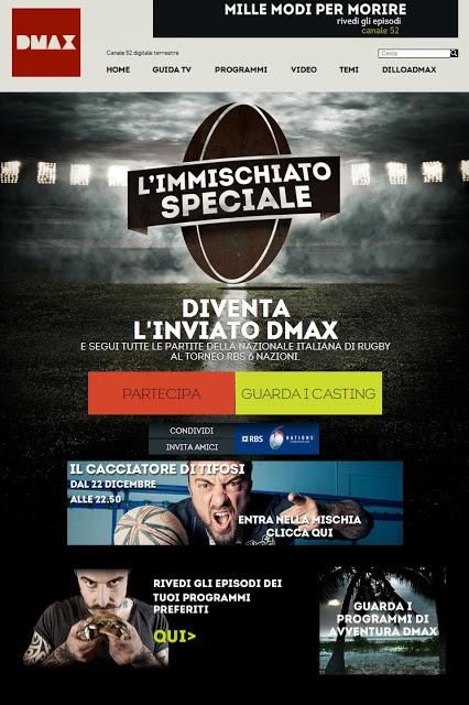 L'Immschiato Speciale seleziona il Social Reporter che seguirà per Dmax la Nazionale di Rugby al Sei Nazioni