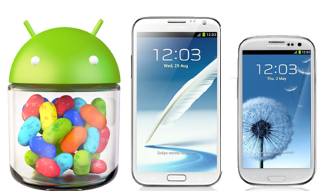 android 4.3 jelly bean galaxy s3 Galaxy note2