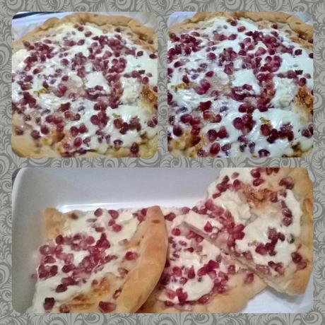 PIZZA MELOGRANO E STRACCHINO