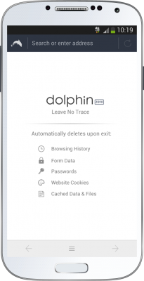 Dolphin Zero 2 205x400 Migliori Programmi Android: Dolphin Zero, il browser anonimo e sicuro