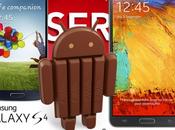 Galaxy Note riceveranno Android KitKat 2014