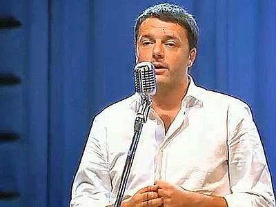 RENZI, IL GANZO DA MICROFONO D'ORO!