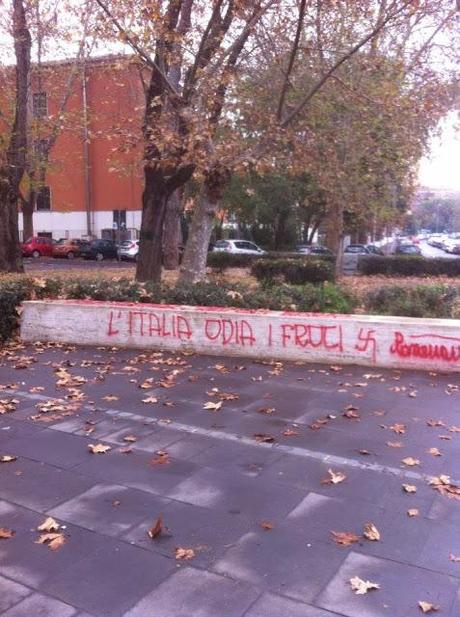 Così hanno ridotto il bellissimo parco delle Mura Aureliane presso Porta Metronia