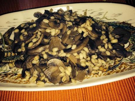 In cucina con la Fenice: Orzo perlato con funghi e profumo di tartufo