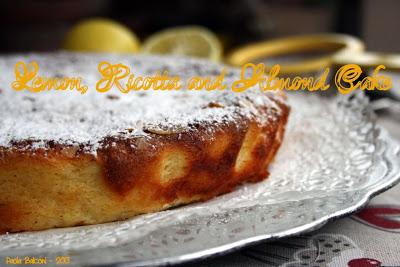 Lemon, Ricotta and Almond Cake