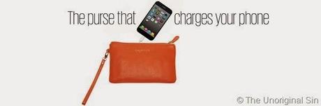 mighty purse, pochette ricarica cellulare, pochette cavo cellulare, idee regalo natale 2013