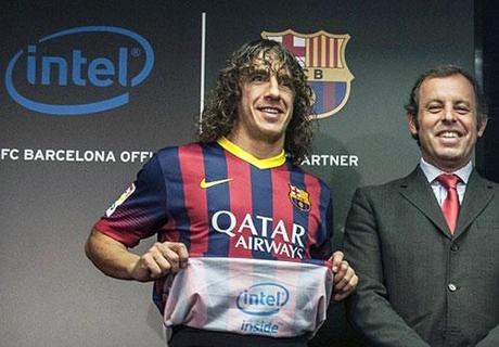 Perfetto: Intel Inside..le maglie del Barcellona