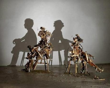 Le sculture d'ombra di Tim Noble e Sue Webster