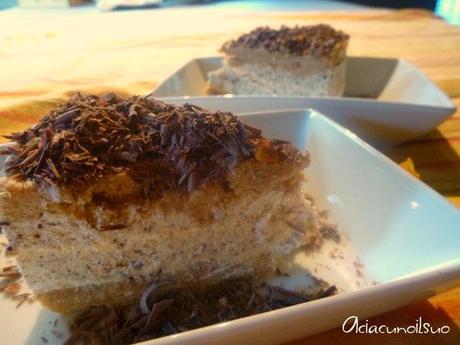 cheesecake di pandoro e cioccolato