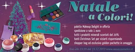 Promozione Natalizia di Neve Cosmetics.