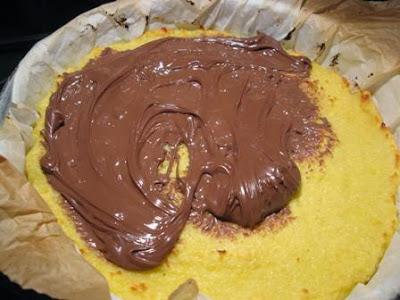 Torta al cous cous con Nutella e banane