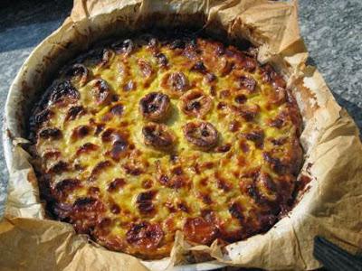 Torta al cous cous con Nutella e banane