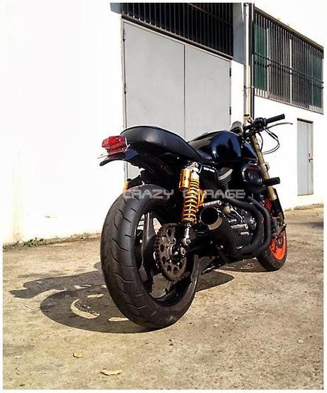 Harley Sportster 883R by Crazy Garage