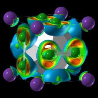 La struttura dell'NaCl3. Crediti: Artem Oganov