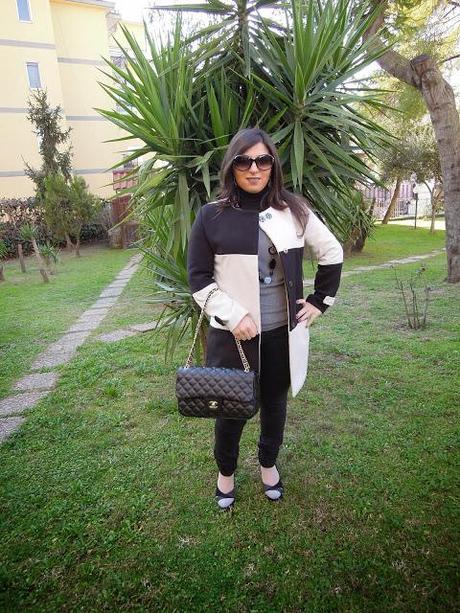 Outfit black and white da colloquio di lavoro