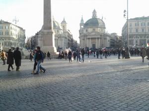 Un pomeriggio con i forconi: erano in tanti il 18 dicembre a Piazza del Popolo di Roma